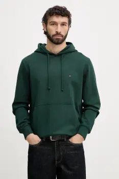 Tommy Hilfiger Hanorac cu gluga barbati din bumbac imagine