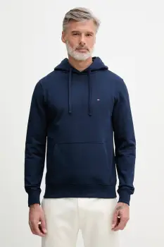 Tommy Hilfiger Hanorac cu gluga de barbati din bumbac imagine