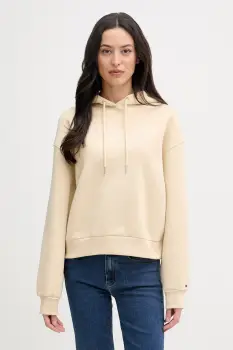 Tommy Hilfiger hanorac cu gluga de dama din bumbac imagine