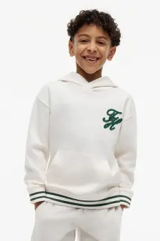 Tommy Hilfiger hanorac cu gluga pentru copii, din bumbac imagine