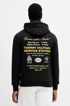 Tommy Hilfiger hanorac de bumbac imagine