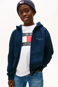 Tommy Hilfiger hanorac de bumbac pentru copii imagine