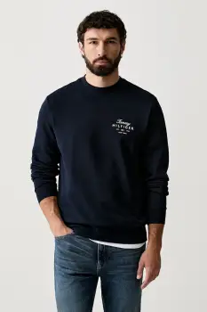 Tommy Hilfiger hanorac pentru barbati din bumbac imagine