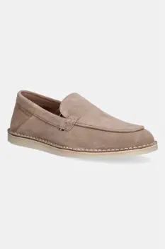 Tommy Hilfiger mocasini barbati din piele intoarsa HILFIGER STITCHDOWN SUEDE LOAFER imagine