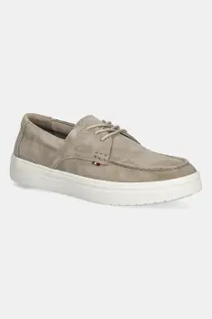 Tommy Hilfiger mocasini de piele SUEDE STITCH TOE HYBRID imagine