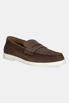 Tommy Hilfiger mocasini din nubuc TOMMY HILFIGER NUBUCK P LOAFER imagine