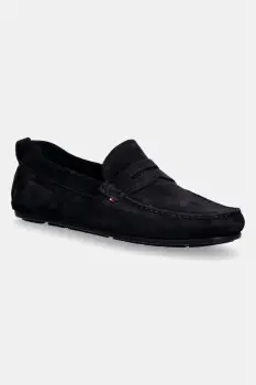 Tommy Hilfiger mocasini pentru barbati, din piele intoarsa CORE HILFIEGR SUEDE DRIVER imagine