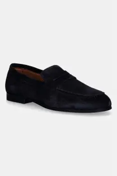 Tommy Hilfiger mocasini pentru femei, din piele intoarsa FLEXIBLE SLIM SUEDE LOAFER imagine