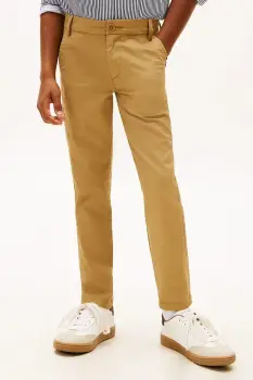 Tommy Hilfiger pantaloni chinos barbati din bumbac imagine