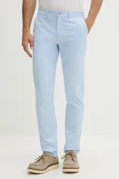 Tommy Hilfiger pantaloni chinos barbati din bumbac cu elastan imagine