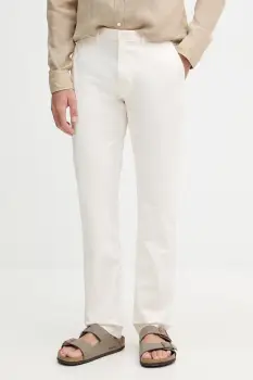 Tommy Hilfiger pantaloni chinos barbati din bumbac cu elastan imagine