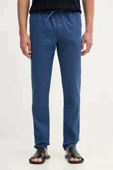 Tommy Hilfiger pantaloni pentru barbati, cu amestec de in imagine