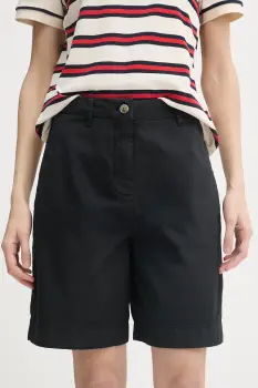 Tommy Hilfiger pantaloni scurti chinos de femei din bumbac imagine