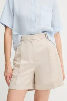 Tommy Hilfiger pantaloni scurti din amestec de in imagine