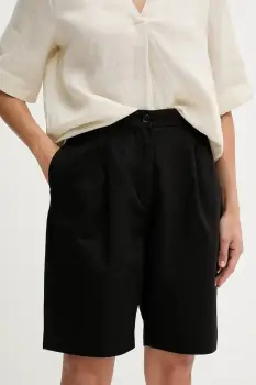 Tommy Hilfiger pantaloni scurti din amestec de in imagine