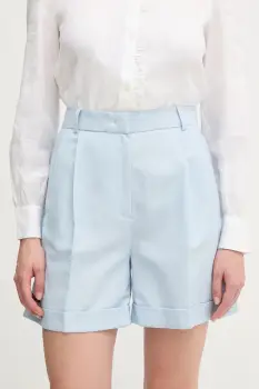 Tommy Hilfiger pantaloni scurti din amestec de in imagine