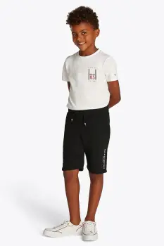 Tommy Hilfiger pantaloni scurti din bumbac pentru copii imagine
