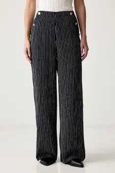 Tommy Hilfiger pantaloni straight pentru femei cu lyocell imagine