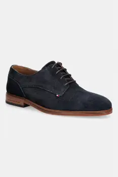 Tommy Hilfiger pantofi barbati din piele intoarsa HILFIGER SUEDE DRESS SHOE imagine