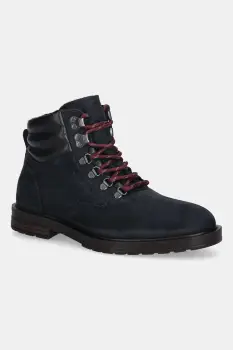 Tommy Hilfiger pantofi din nubuc CLEATED HILFIGER WRM HOOK BOOT imagine