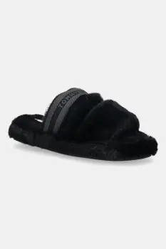 Tommy Hilfiger papuci de casa HILFIGER FUR SLIPPER imagine