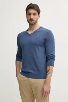 Tommy Hilfiger pulover barbatesc din bumbac imagine