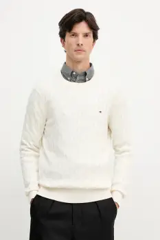 Tommy Hilfiger pulover barbatesc din bumbac imagine