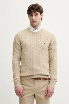 Tommy Hilfiger pulover barbatesc din bumbac imagine