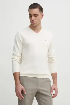 Tommy Hilfiger pulover barbatesc din bumbac imagine