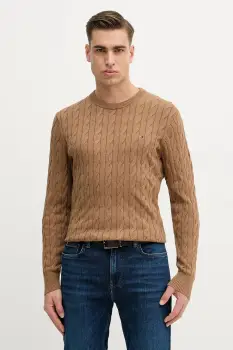 Tommy Hilfiger Pulover barbati de bumbac imagine