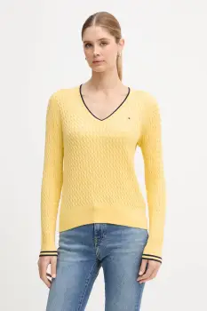 Tommy Hilfiger pulover de bumbac imagine