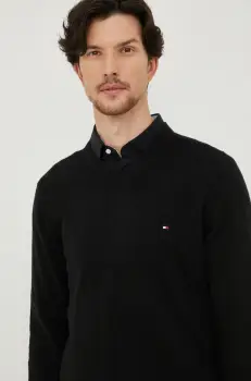 Tommy Hilfiger pulover din amestec de casmir imagine