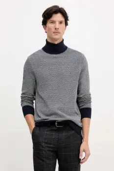 Tommy Hilfiger pulover din amestec de lana imagine