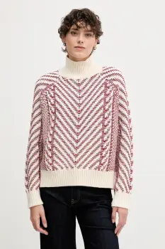 Tommy Hilfiger pulover din amestec de lana imagine