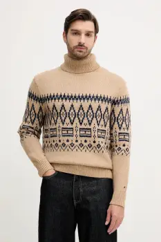 Tommy Hilfiger pulover din amestec de lana imagine