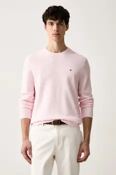 Tommy Hilfiger pulover pentru barbati, din bumbac imagine