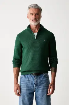 Tommy Hilfiger pulover pentru barbati din bumbac imagine