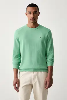 Tommy Hilfiger pulover pentru barbati, din bumbac imagine