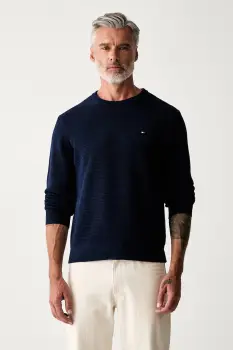 Tommy Hilfiger pulover pentru barbati, din bumbac imagine