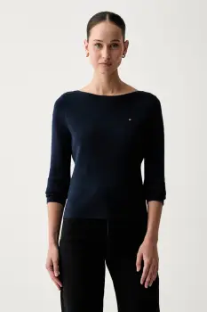 Tommy Hilfiger pulover pentru femei cu bumbac imagine