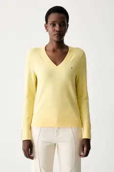 Tommy Hilfiger pulover pentru femei cu bumbac imagine
