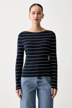 Tommy Hilfiger pulover pentru femei cu bumbac imagine