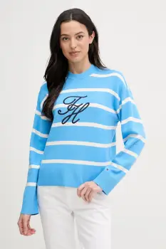 Tommy Hilfiger pulover pentru femei, din bumbac imagine