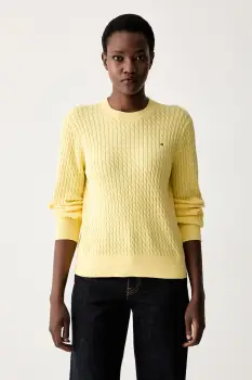 Tommy Hilfiger pulover pentru femei din bumbac imagine