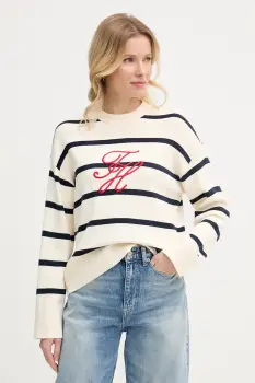 Tommy Hilfiger pulover pentru femei din bumbac imagine