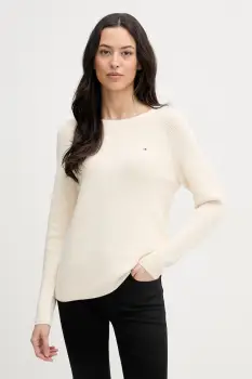 Tommy Hilfiger pulover pentru femei, din bumbac imagine