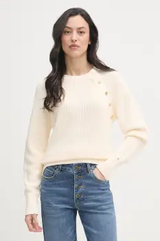 Tommy Hilfiger pulover pentru femei, din bumbac imagine