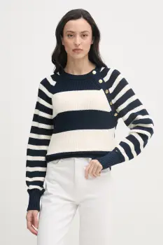 Tommy Hilfiger pulover pentru femei, din bumbac imagine