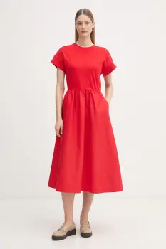 Tommy Hilfiger rochie bumbac imagine