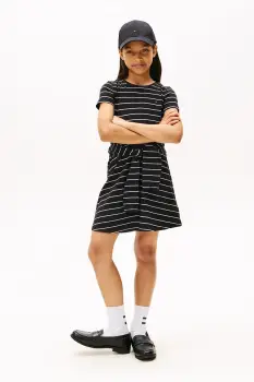 Tommy Hilfiger rochie de bumbac pentru copii imagine